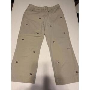 Colony Sportswear Georgia Bulldogs Embroidered Khaki Pants sz 6